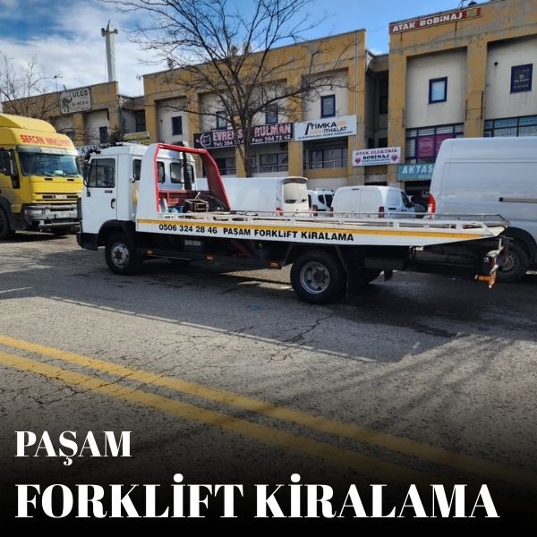 Ankara Temelli forklift kiralama firması yük taşıma operasyonu